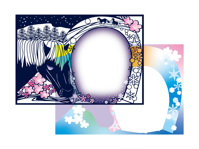 手稲神社 新春干支切り絵御朱印